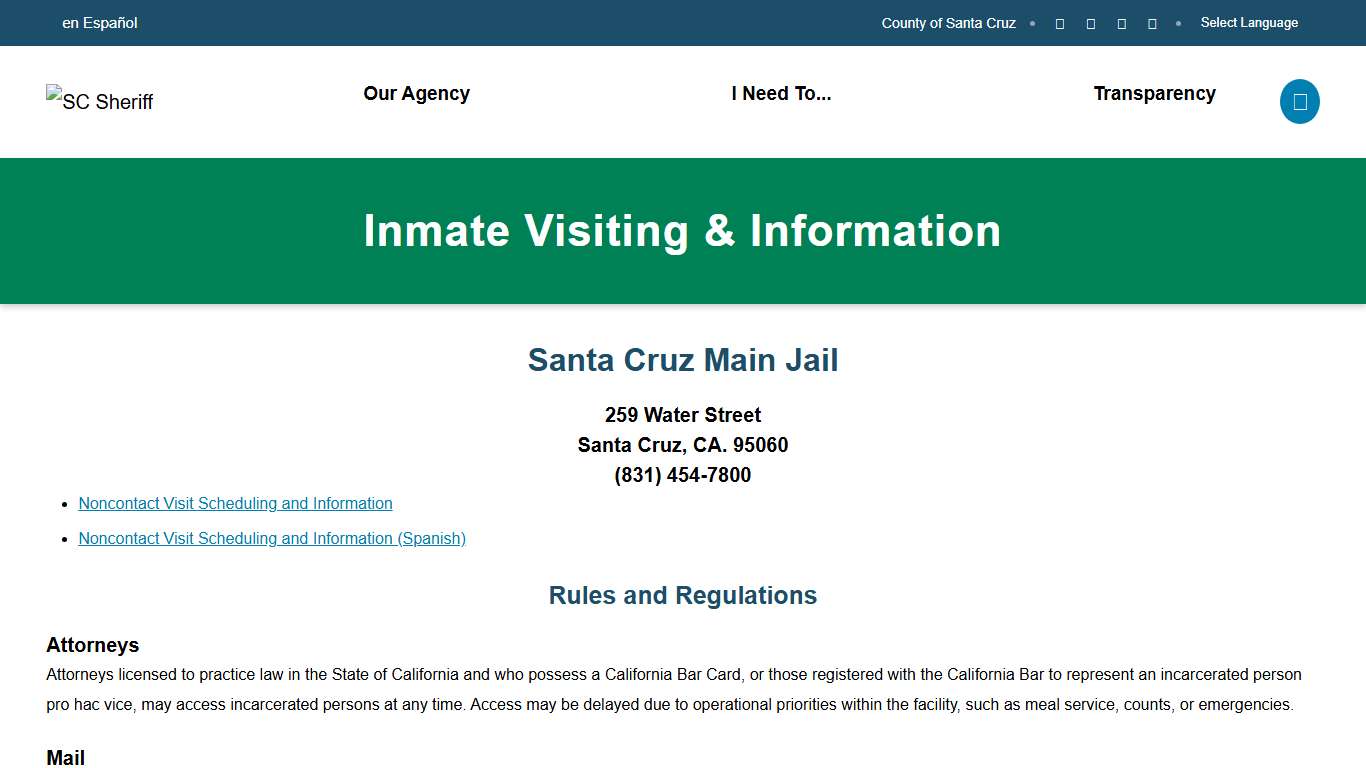 Santa Cruz Main Jail